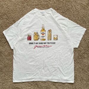 Jim Beam Any Way You Please T Shirt Men’s Size 2XL White